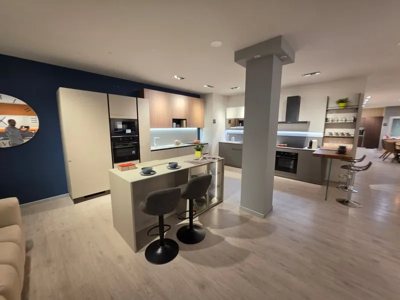 Le cucine esposte nello showroom