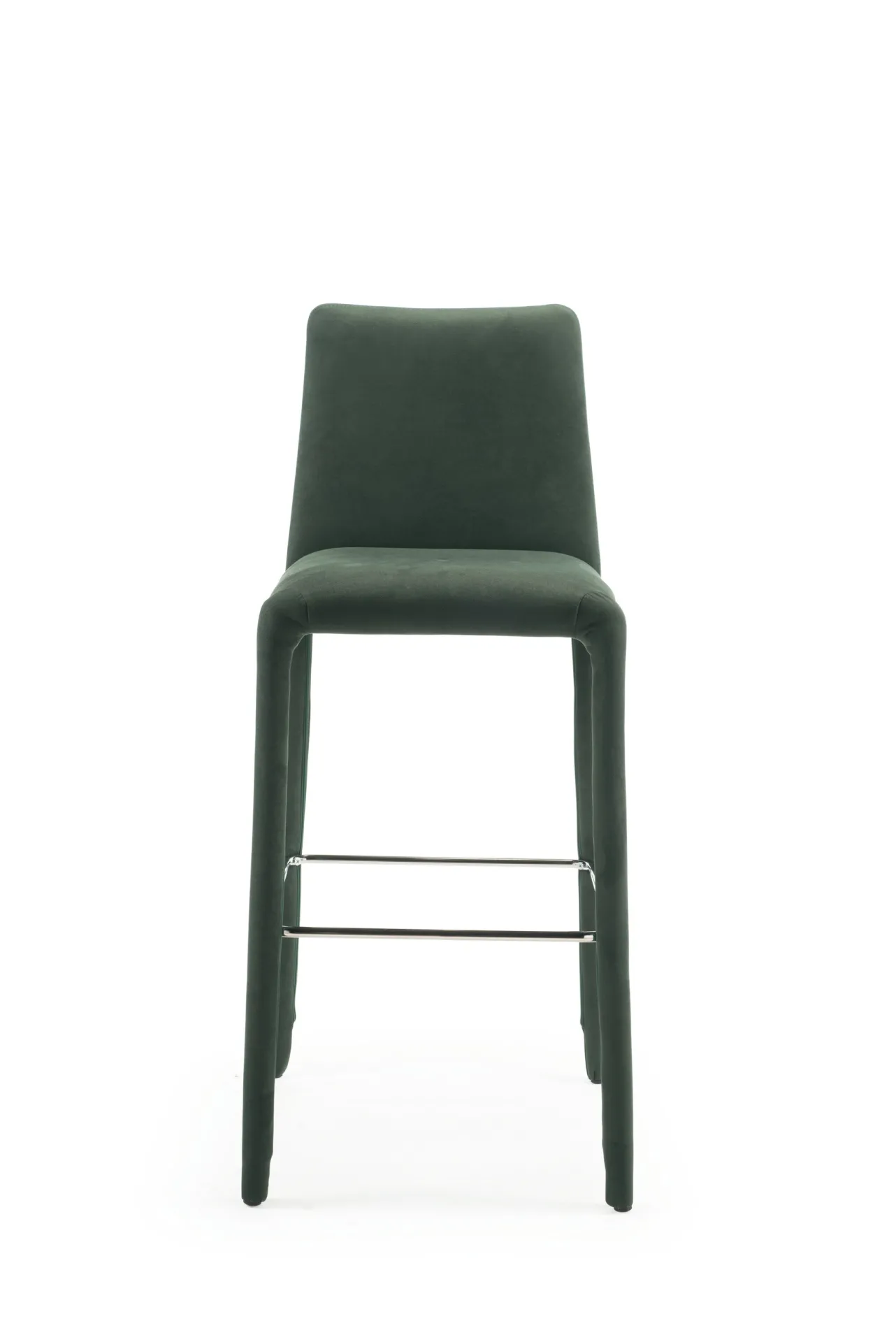 Sgabello Coat Scavolini verde visto di fronte