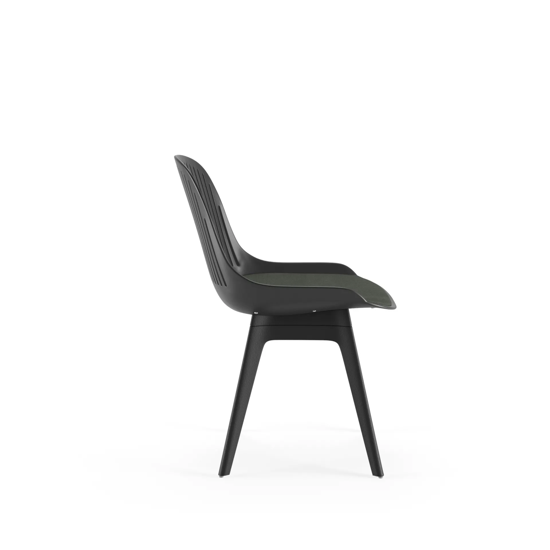 Profilo della sedia Laila Scavolini nera