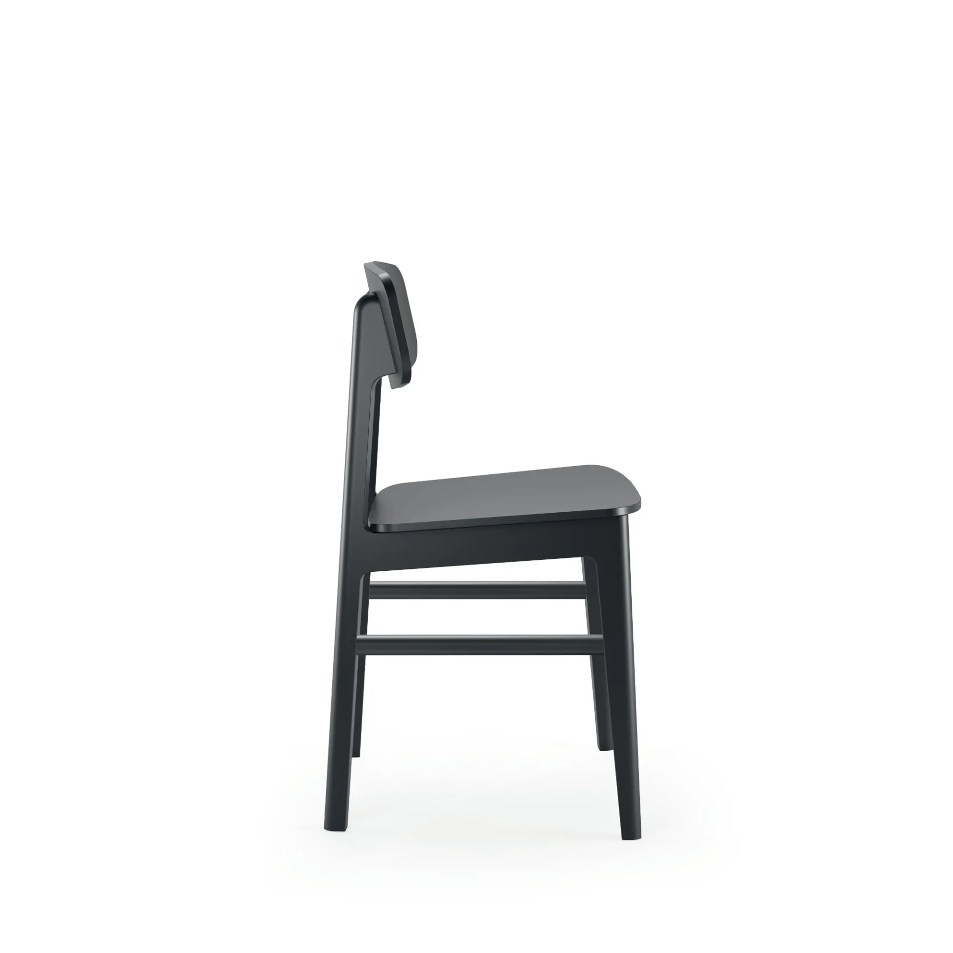 Profilo della sedia Nouvelle Scavolini nera