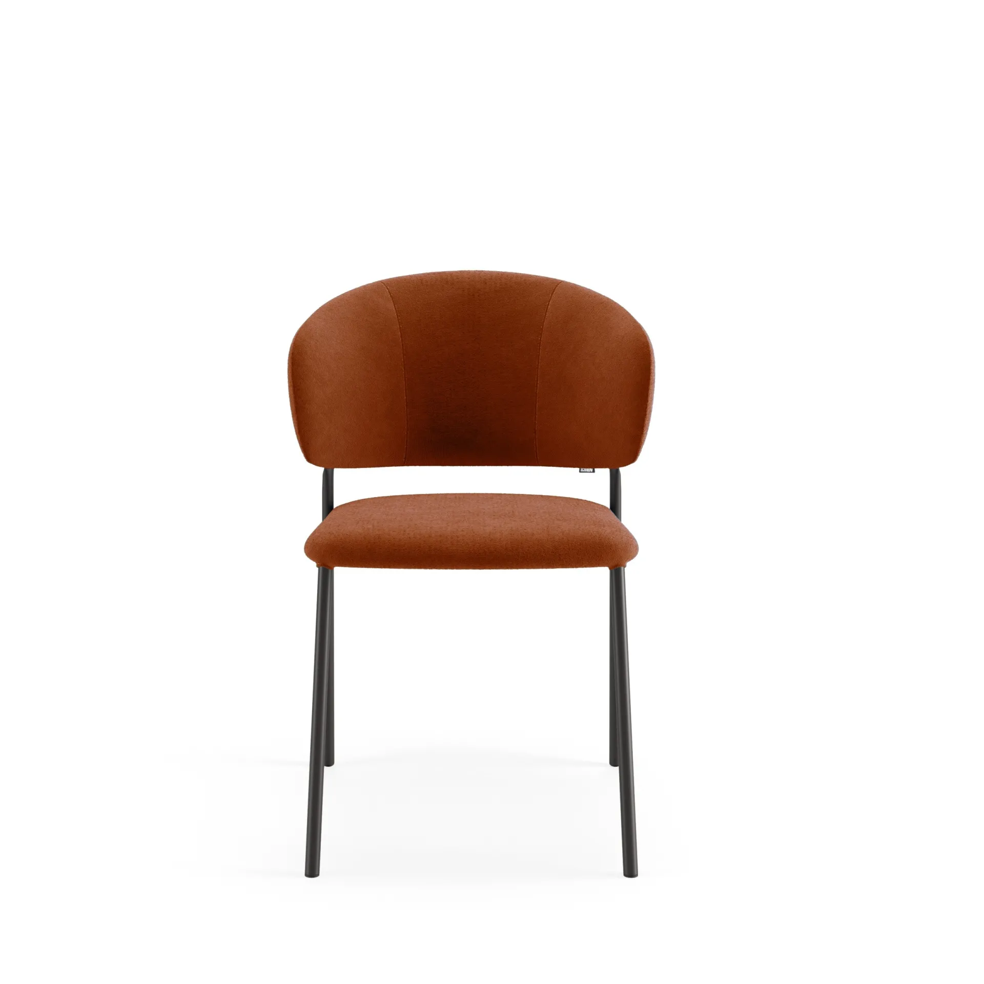 Sedia Pilot Scavolini color ruggine vista di fronte