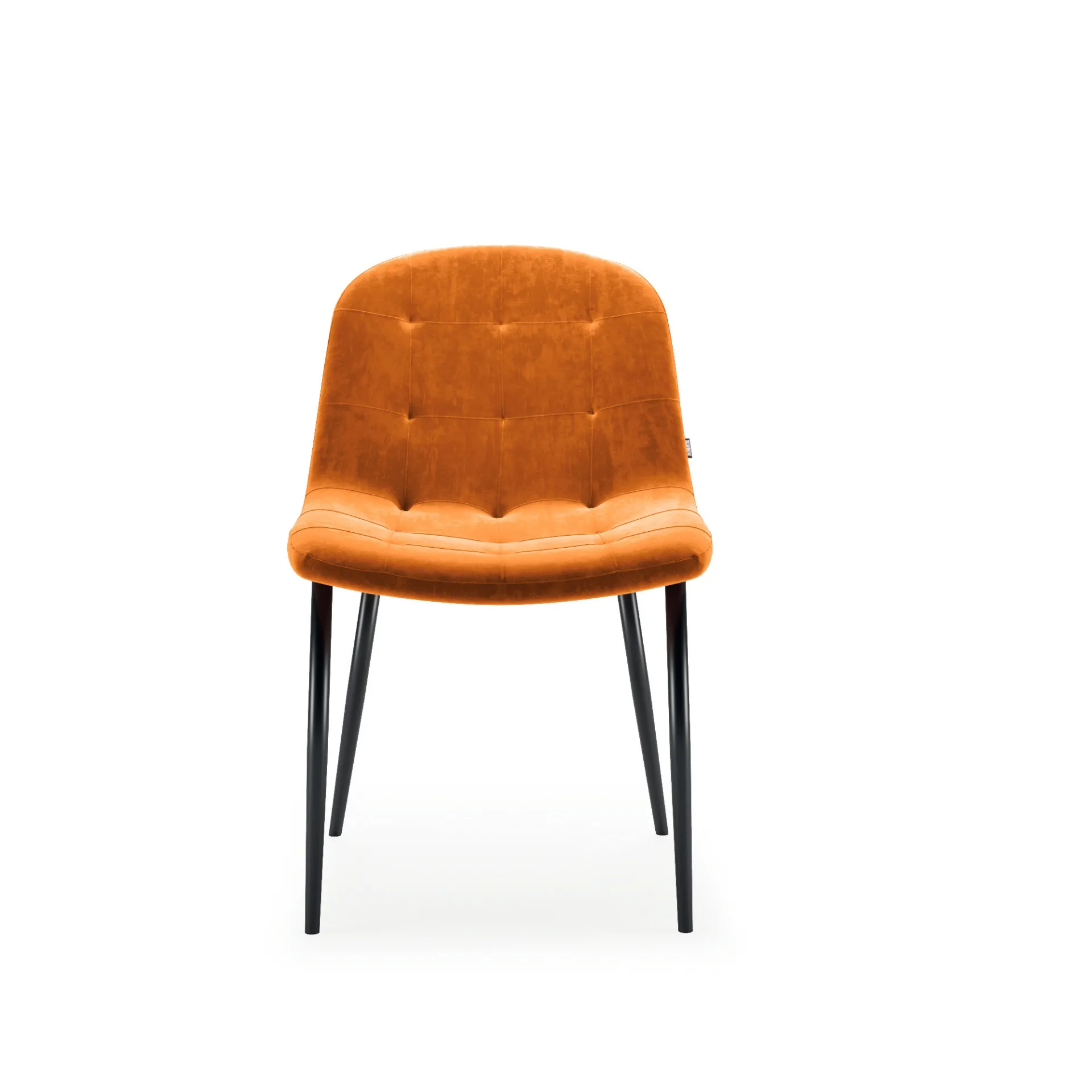 Sedia Soft Scavolini arancio vista di fronte