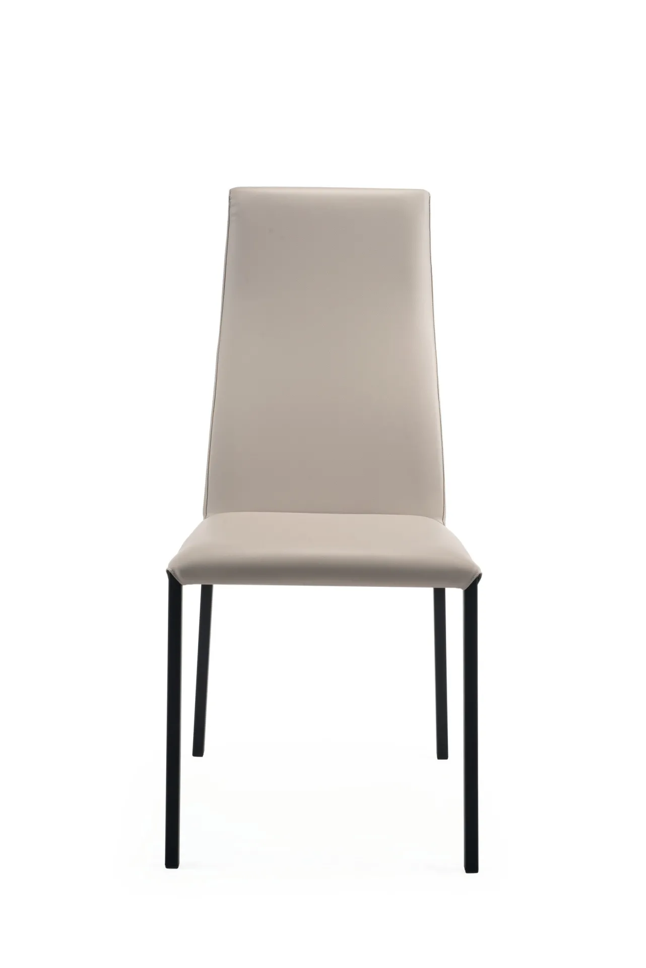 Sedia Wave Scavolini color sabbia vista di fronte
