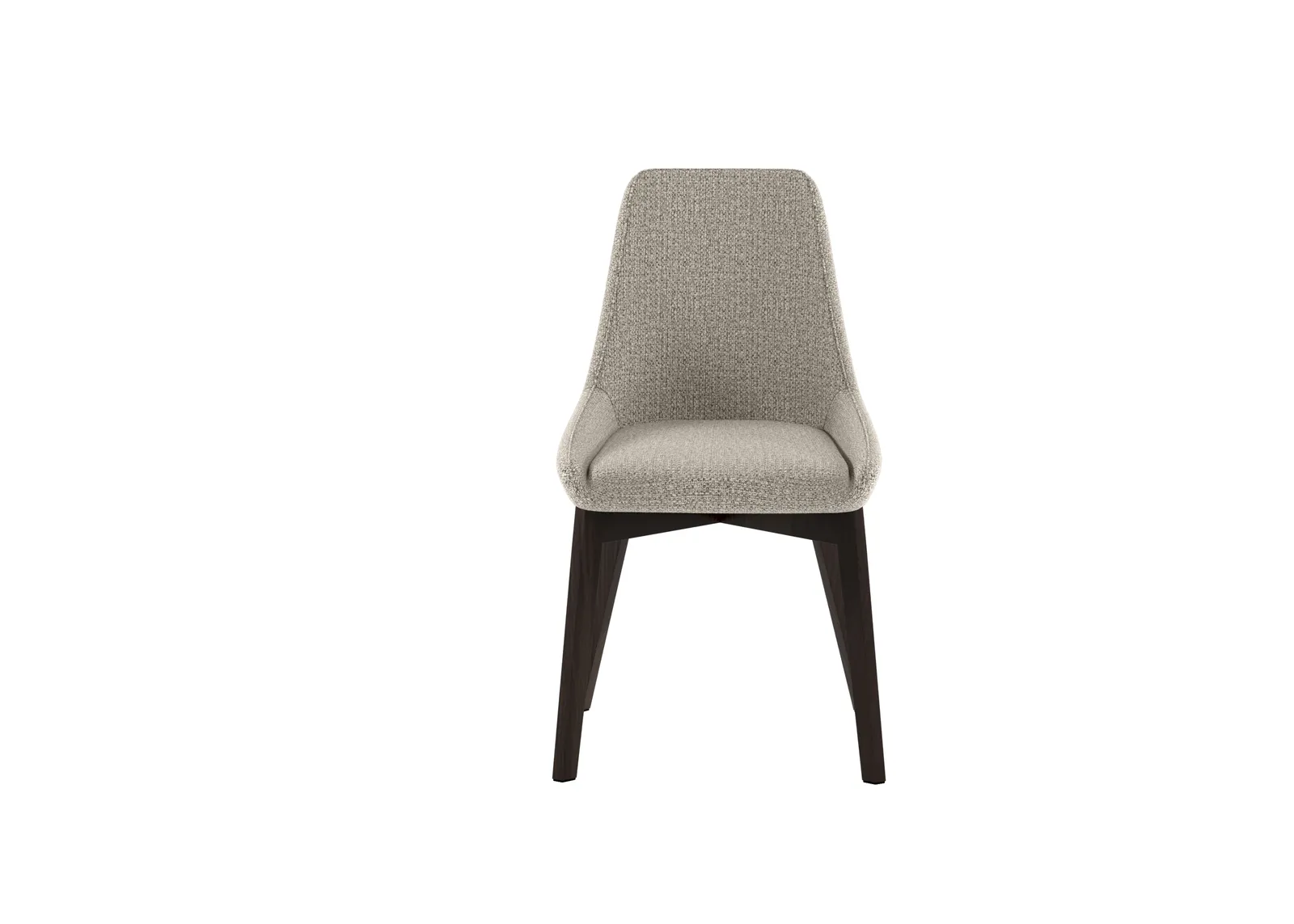 Sedia Vera Stones beige su fondo bianco