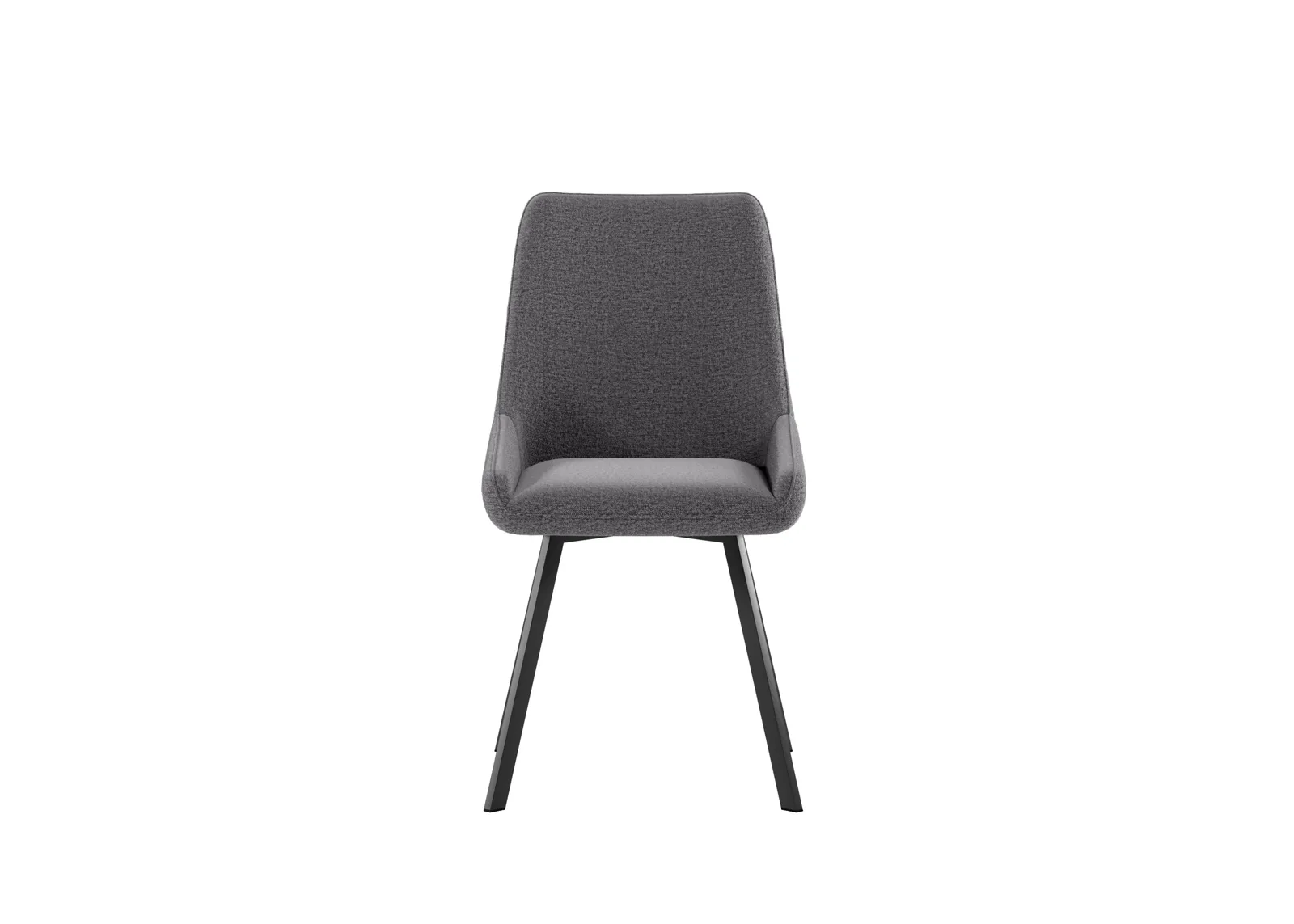 Sedia Fox Stones grigio scuro su fondo bianco
