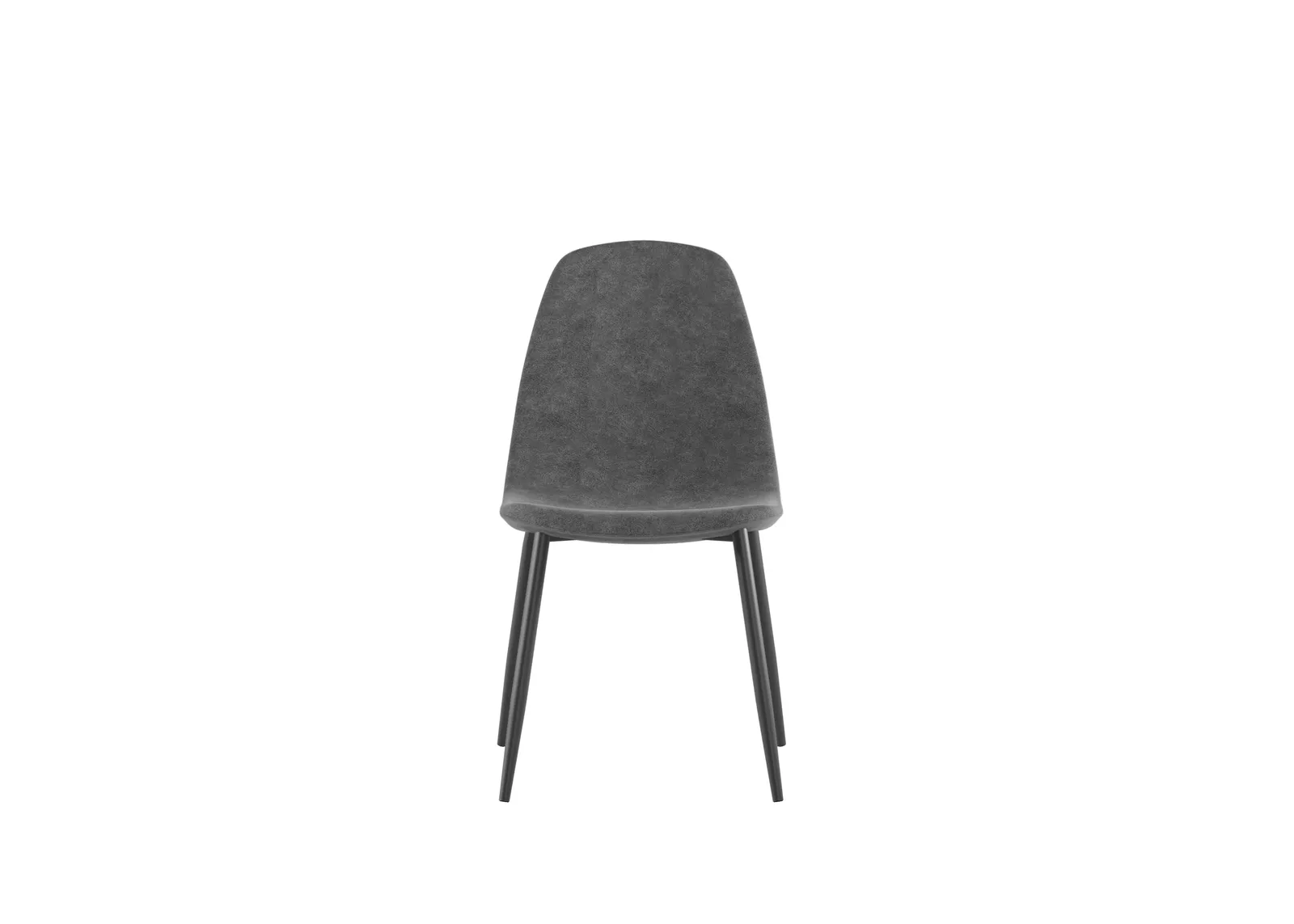Sedia Brigitte Stones grigio vintage su fondo bianco