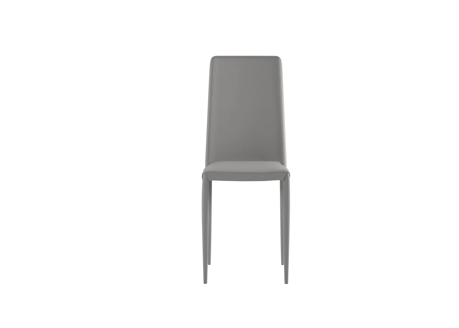 Sedia Cleo Stones grigio chiaro su fondo bianco