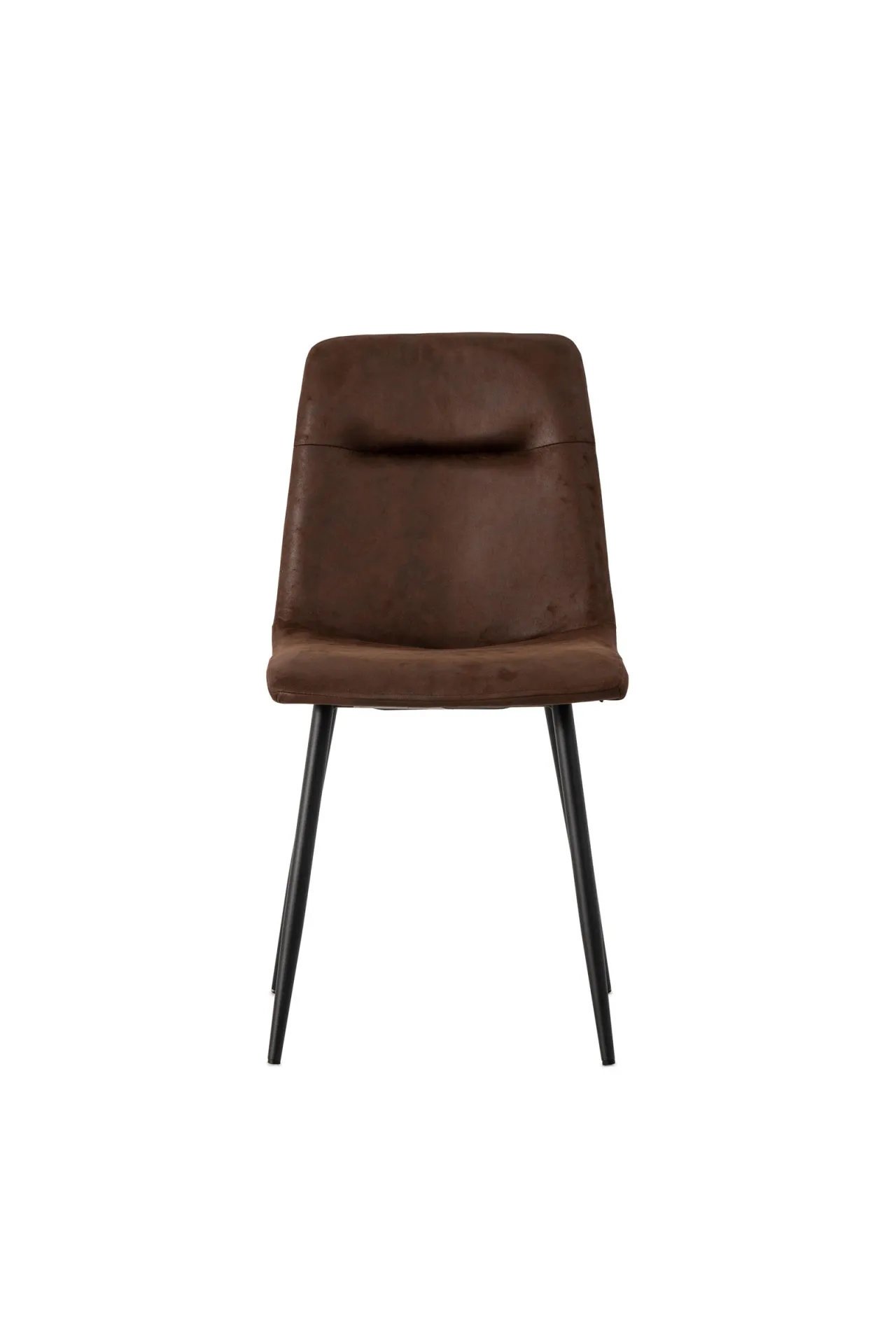 Sedia Lea Stones marrone vista di fronte