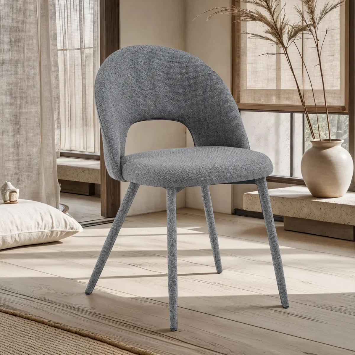 Sedia Selma Grey Tomasucci in tessuto grigio