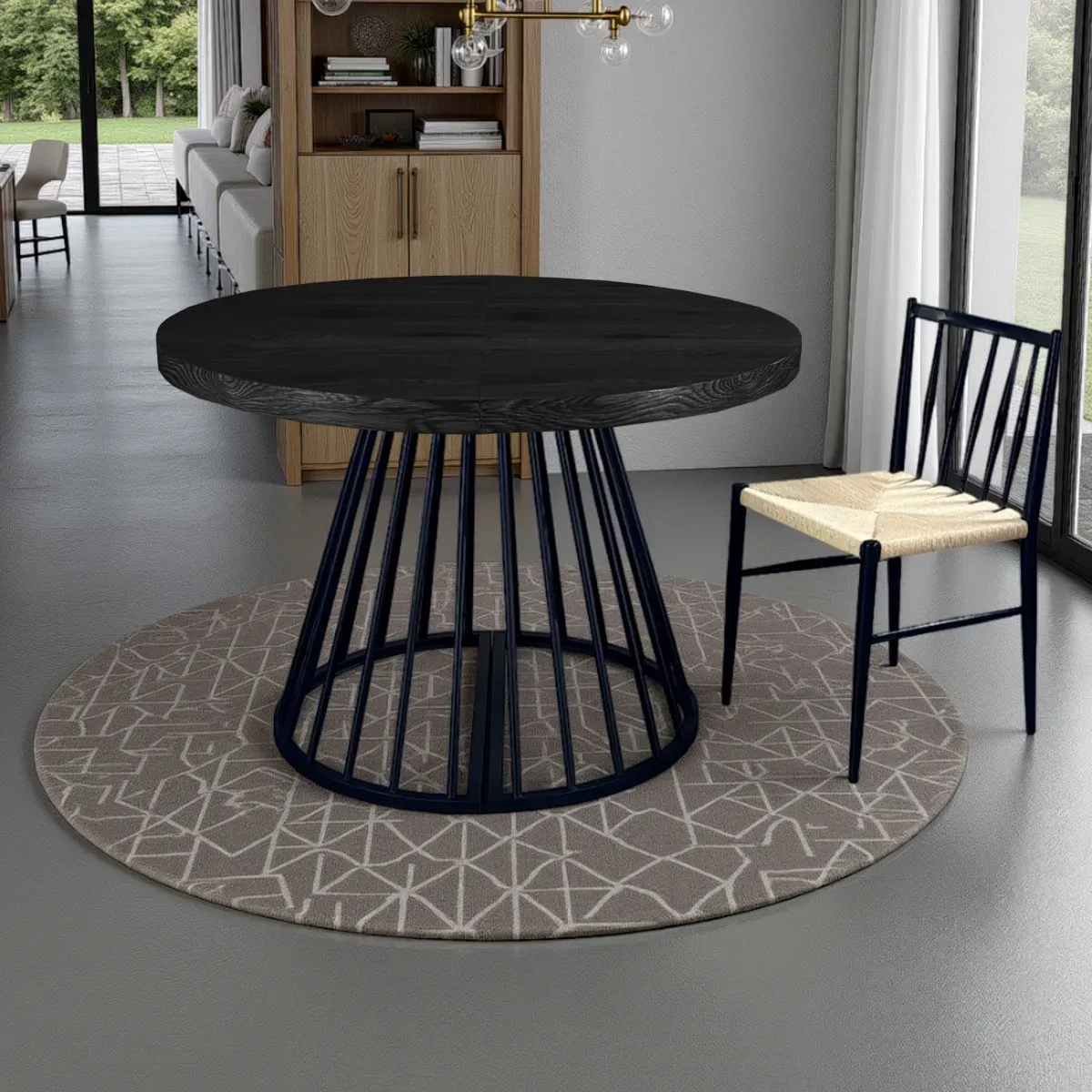 Tavolo Fear Black Wood Tomasucci in finitura legno nero