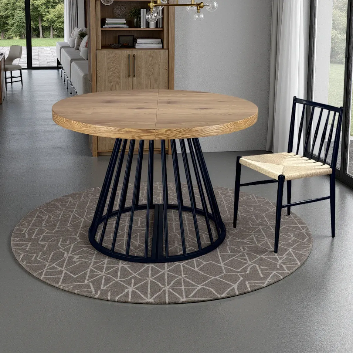 Tavolo rotondo Fear Wood Tomasucci in rovere