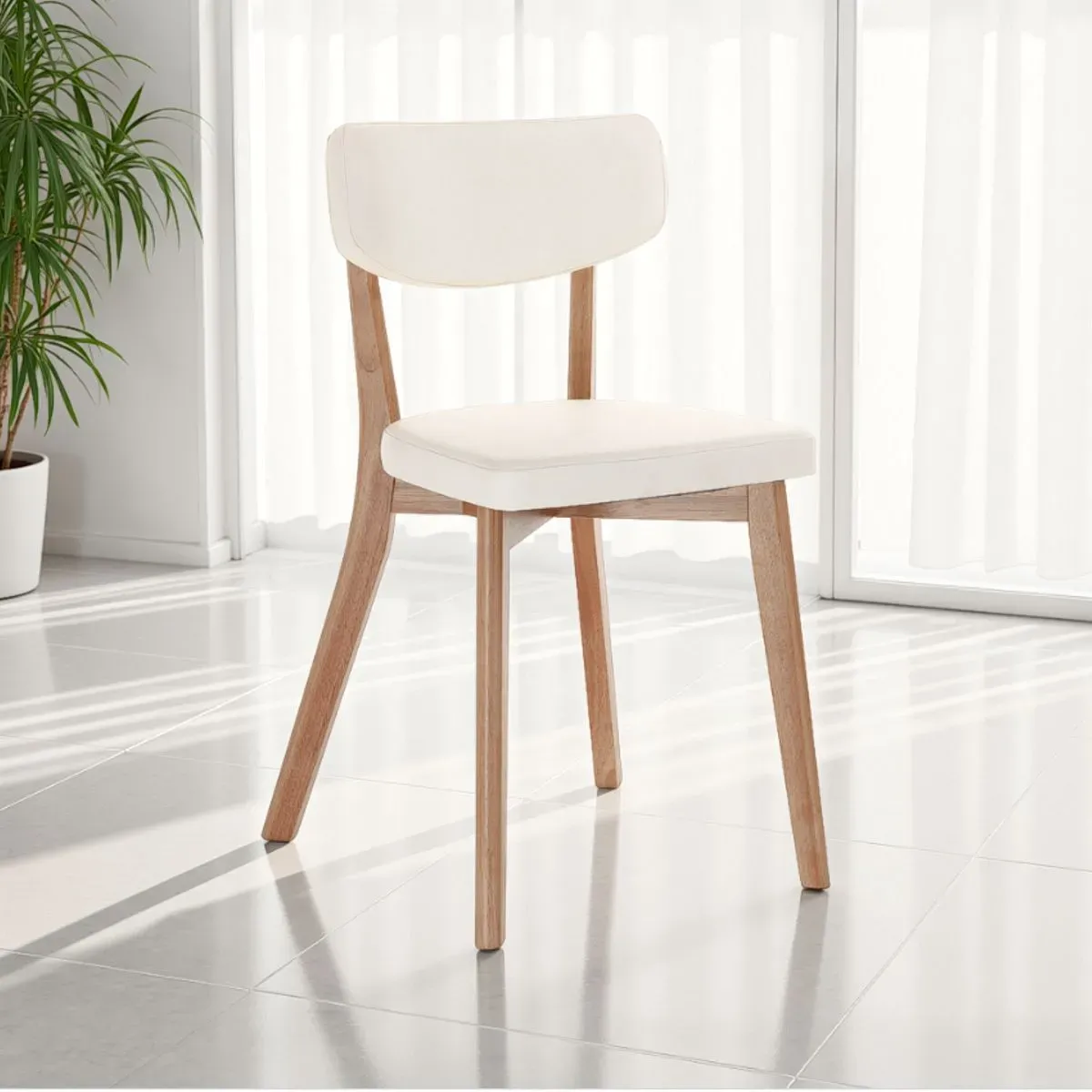 Sedia Varm Evolution Wood Tomasucci in rovere e bianco