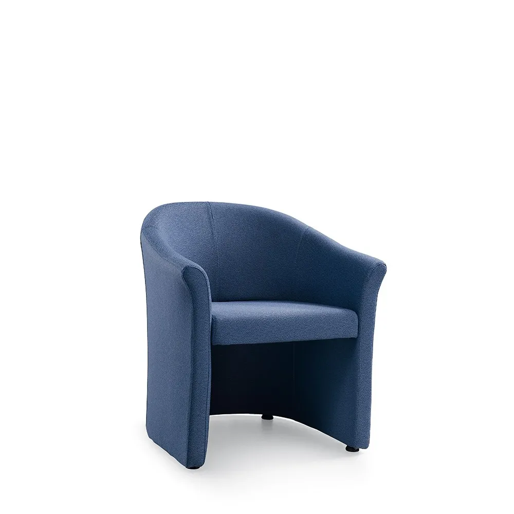 Poltroncina Mida Compir in tessuto blu