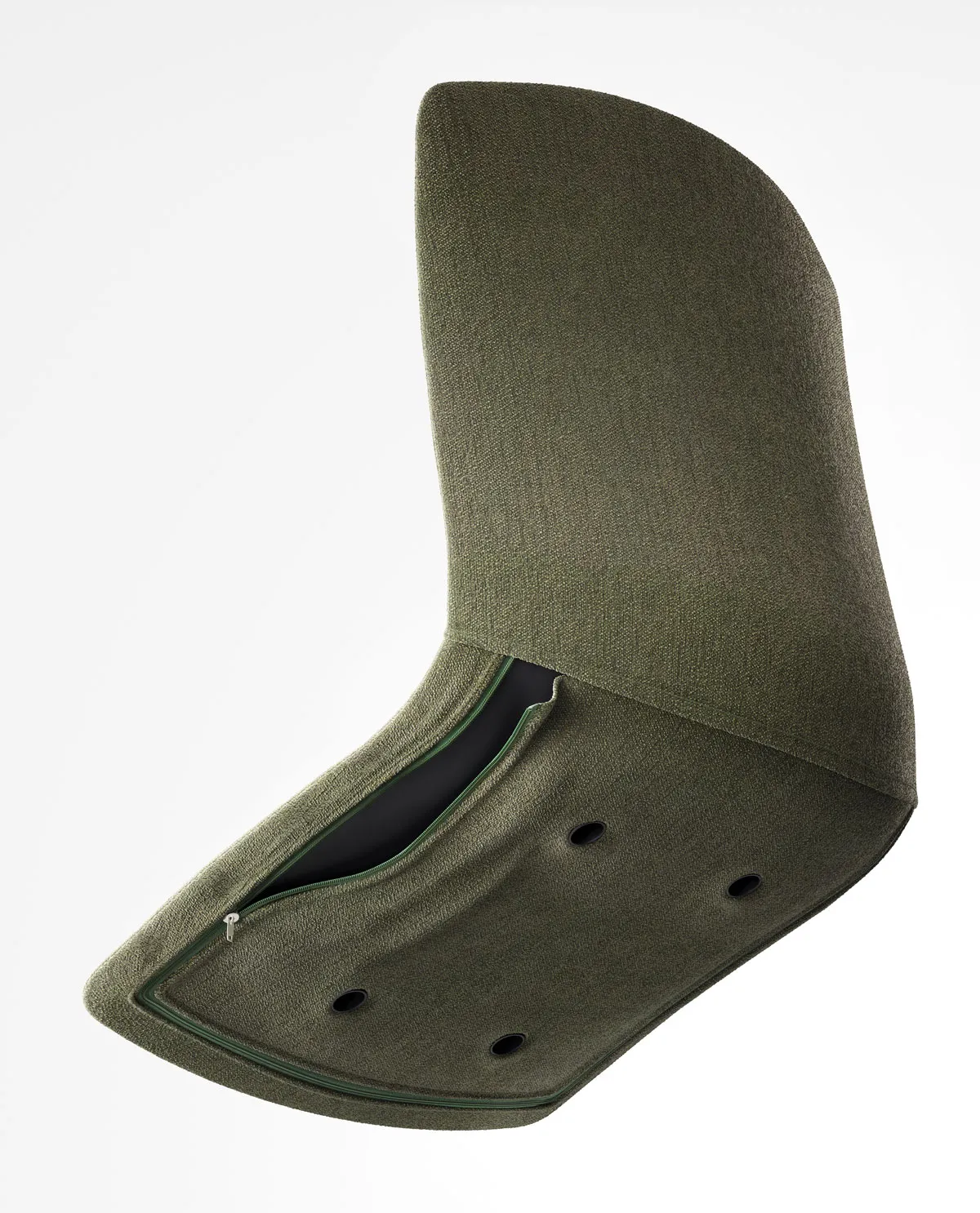 Scocca della sedia Yo Strip Frezza verde con la zip del rivestimento