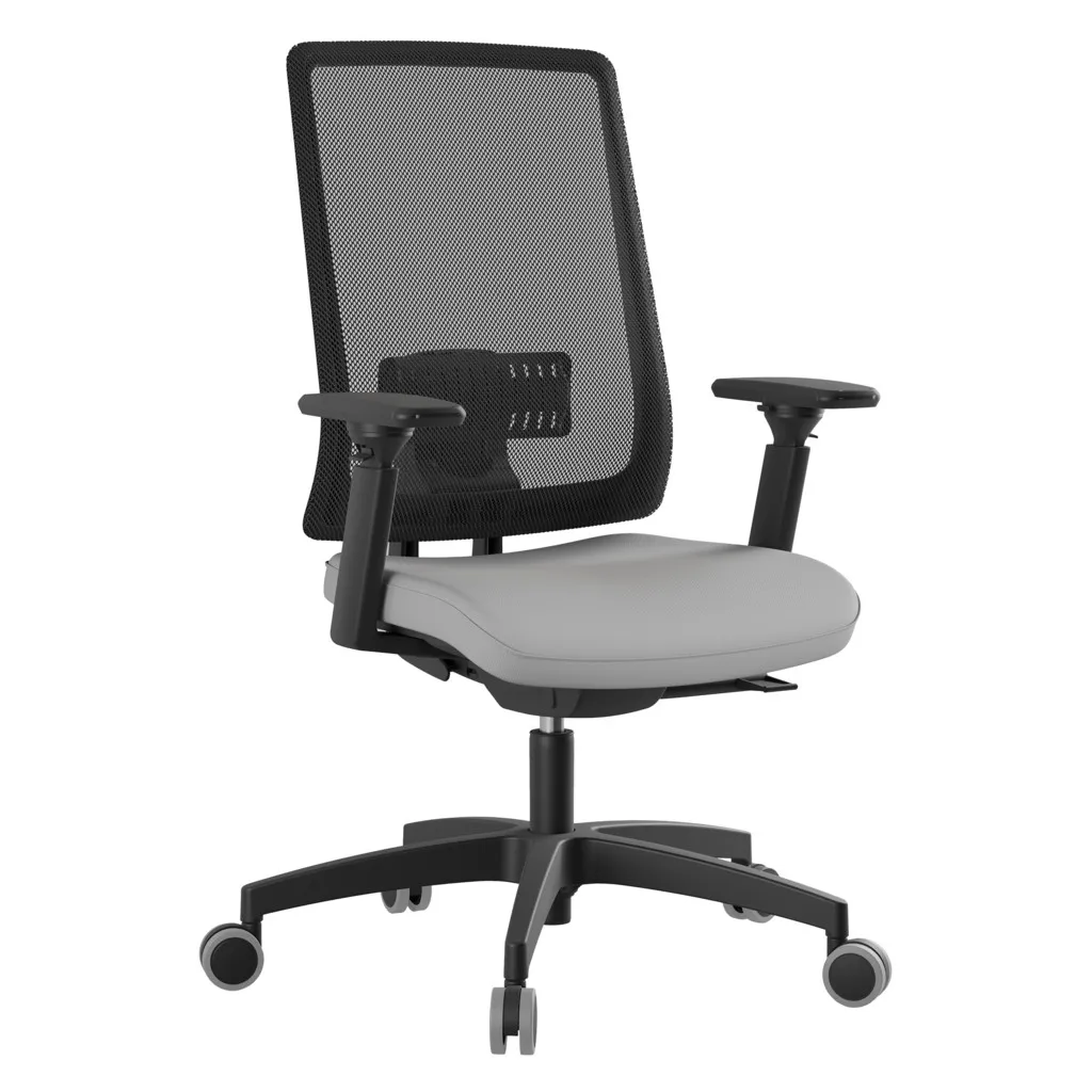 Sedia ergonomica X-Pro Elite Unisit senza poggiatesta, con braccioli regolabili