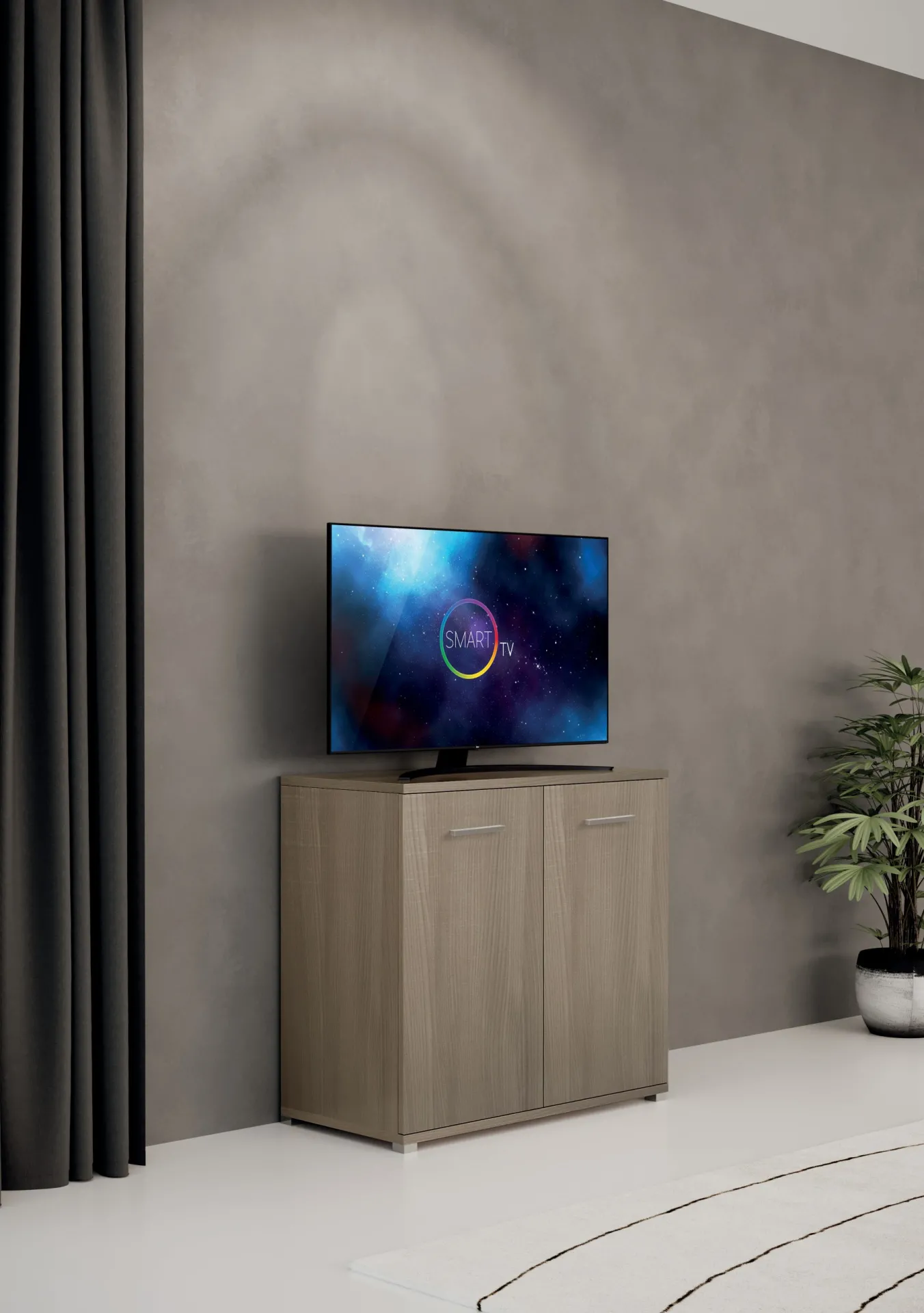 Mobile multiuso Style Project Imba da 90 cm usato come porta TV