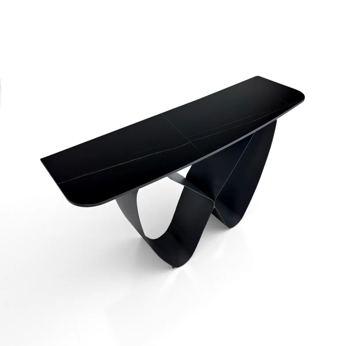 Consolle Infinity Onice Marble Tomasucci con piano chiaro lucido