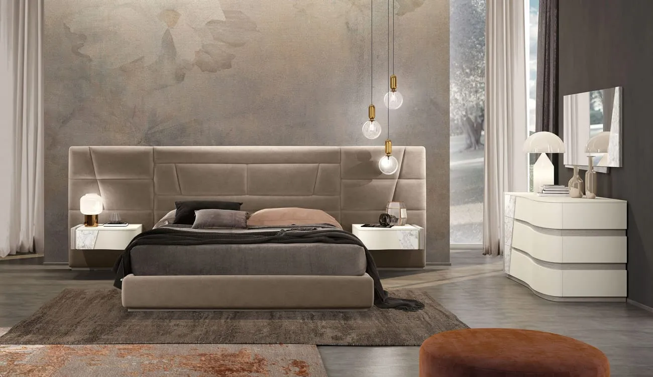 Camera Evolution con letto Like Adriatica e testiera a parete