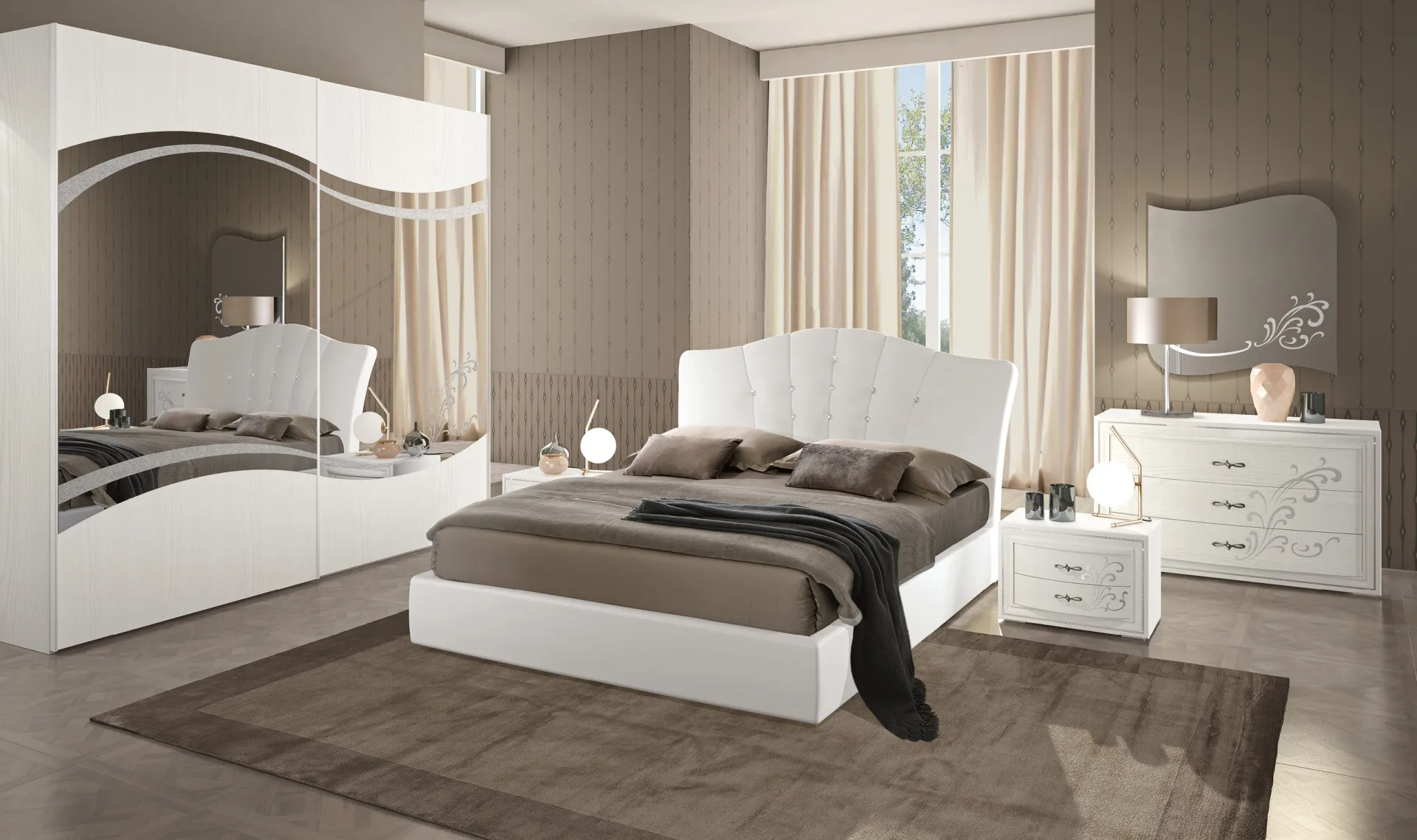 Camera Tablet con letto e armadio Kelly Adriatica