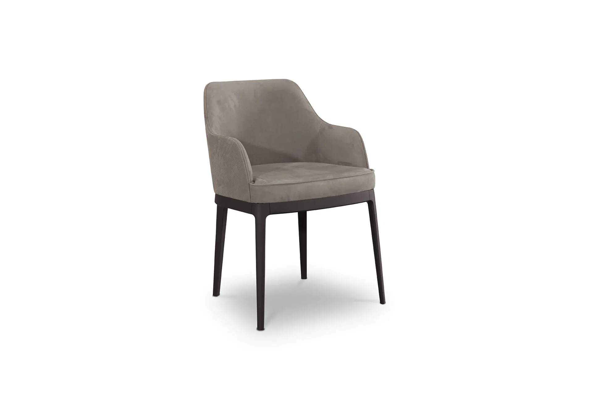 Poltroncina 50.47 Tosato in tessuto beige con gambe scure