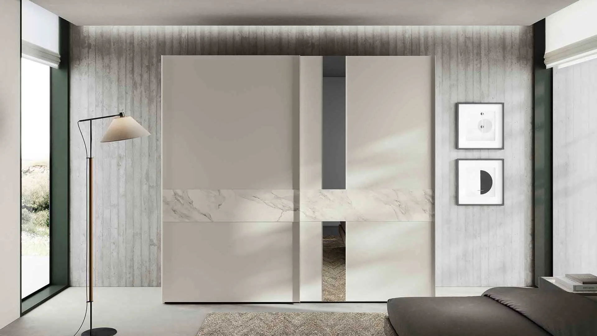 Armadio Groove Euro Design a due ante scorrevoli