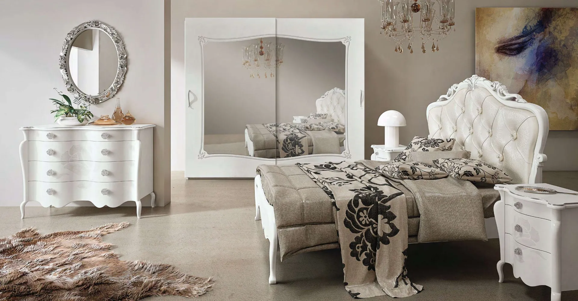 Armadio Jack Euro Design con specchi esterni nella composizione 21SP