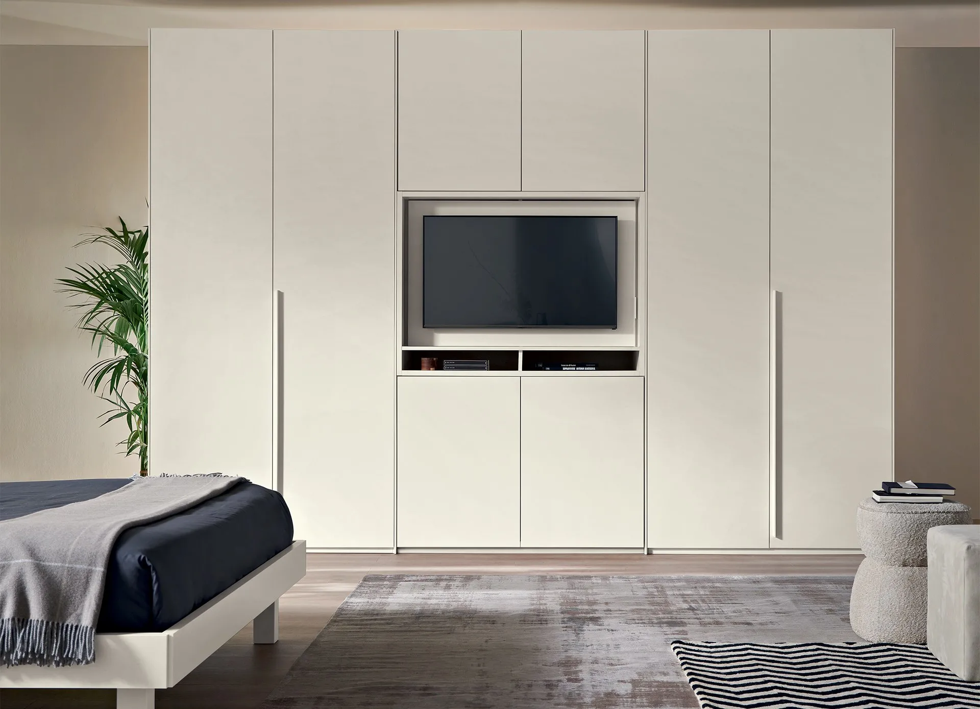 Armadio Abaco 193 Gierre Town da 354,4 cm con vano TV