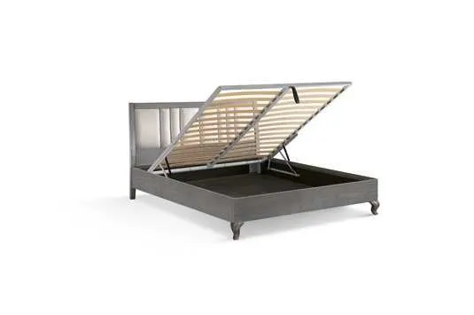 Letto Icon 2.4 Imba con contenitore aperto e alzata verticale