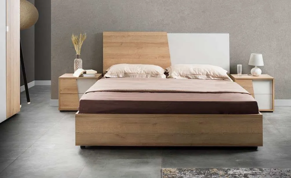 Camera IC428 Icon 2.4 Imba in rovere miele con letto in legno