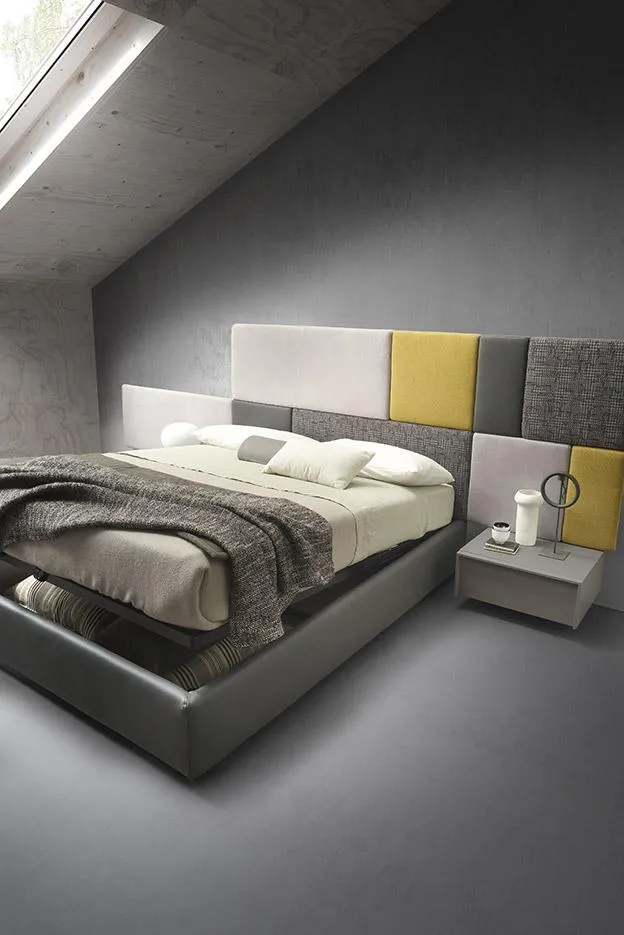 Letto Tetris MobilGam con giroletto rivestito