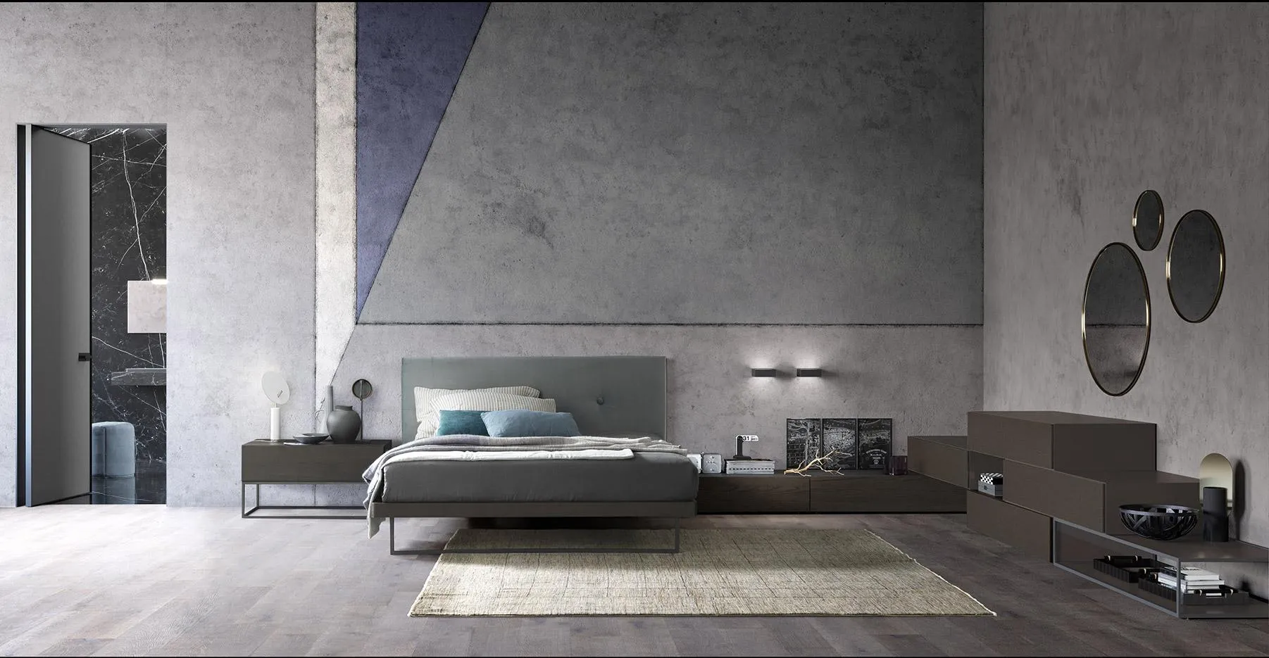 Letto Butterfly MobilGam in camera chiara