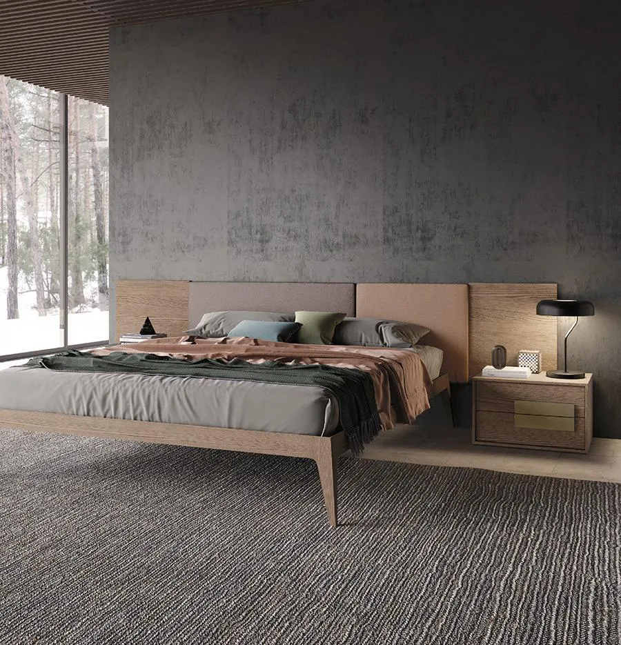 Letto in legno con comodini Joy MobilGam