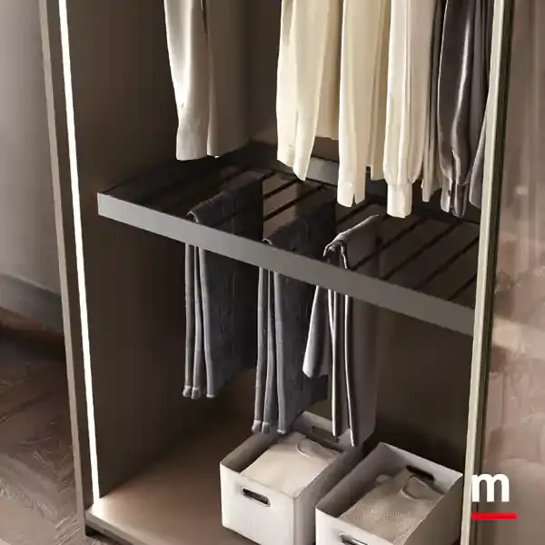 Portapantaloni estraibile dell'armadio S186 Moretti Compact