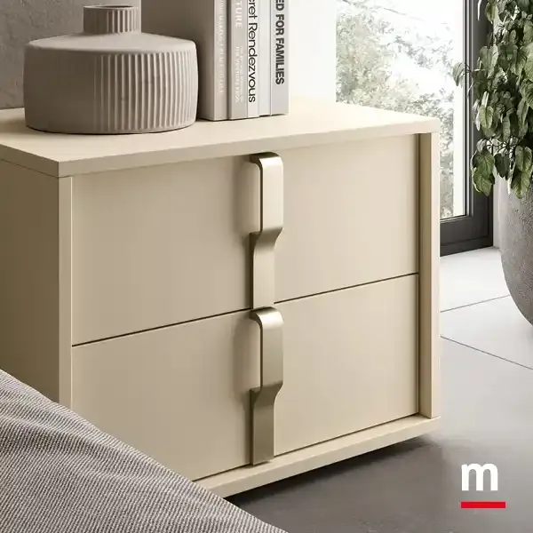 Comodino Gemma G13 Moretti Compact con maniglie sagomate