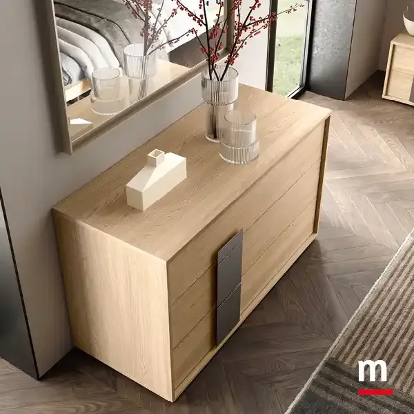 Comò Gemma G14 Moretti Compact in rovere con maniglia scura