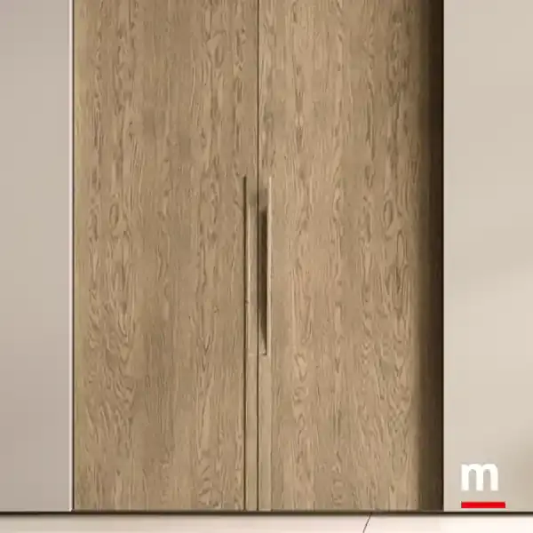 Ante battenti in rovere Yuta, armadio Zenith C256 Moretti Compact