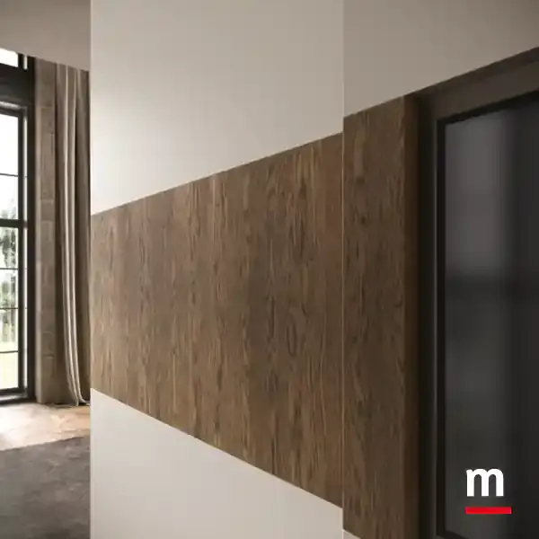 Fascia in rovere moka, armadio scorrevole Zenith S159 Moretti Compact
