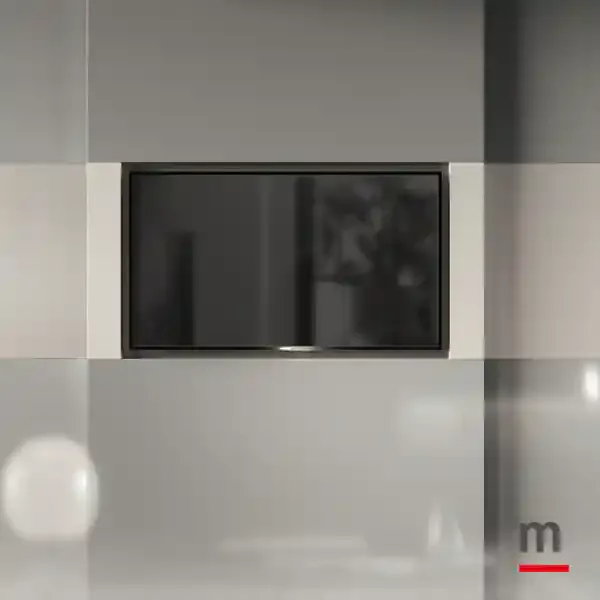 TV integrata nell'anta, armadio Zenith S161 Moretti Compact