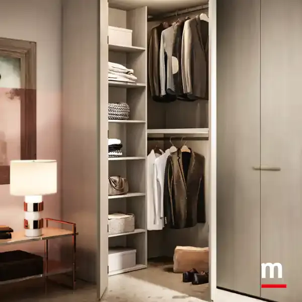 Armadio utility Zenith U461 Moretti Compact interno a ripiani e appendiabiti