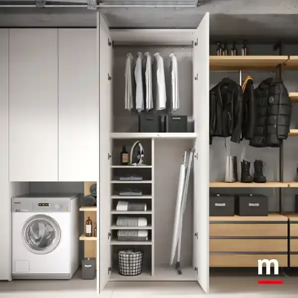 Armadio utility Zenith U465 Moretti Compact lavatrice e interno attrezzato