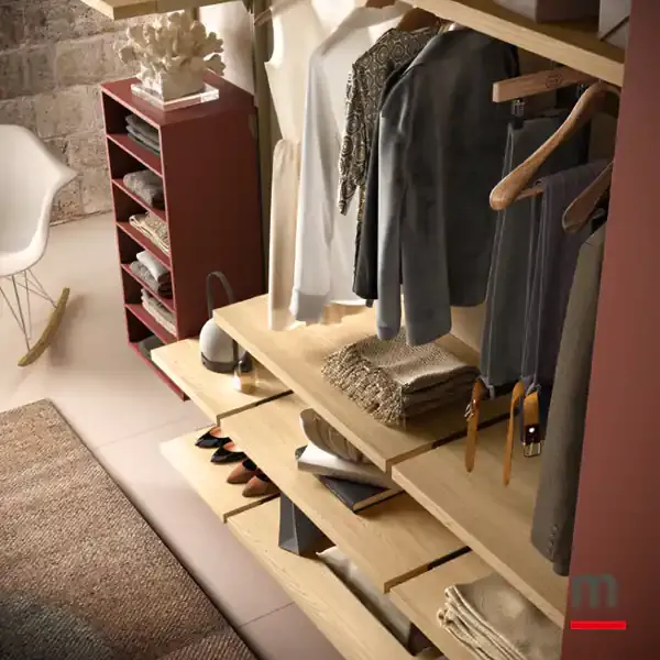Cabina armadio sospesa Omnia O424 Moretti Compact scarpiera e appendiabiti