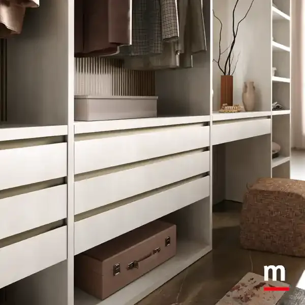 Cabina armadio a moduli Omnia T521 Moretti Compact piano vanity