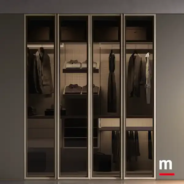 Portale Omnia P627 Moretti Compact ante in vetro chiuse
