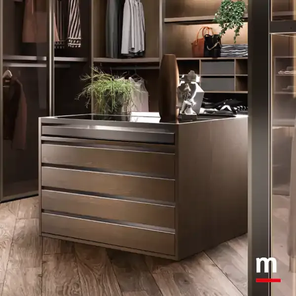Isola Omnia I723 Moretti Compact cassetti in rovere