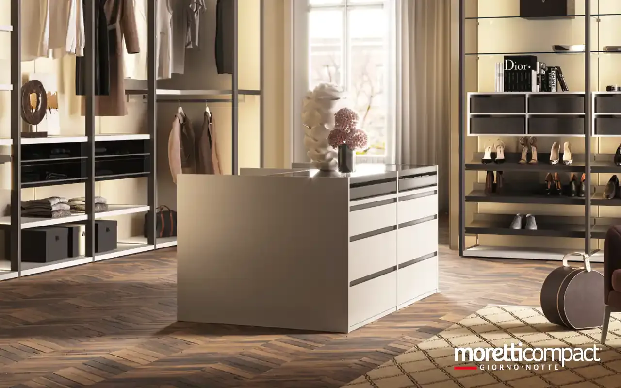 Isola Omnia I724 Moretti Compact tortora in cabina