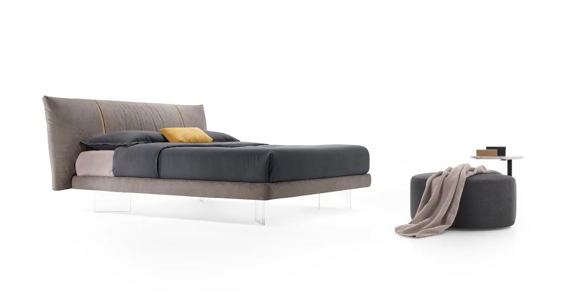 Letto Era Rosini grigio scuro