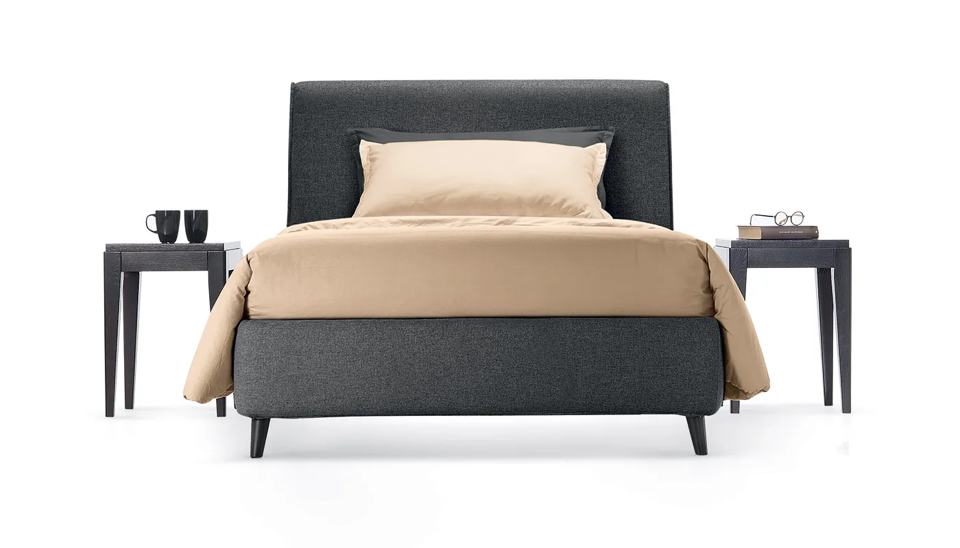 Letto singolo Talia Rosini scuro