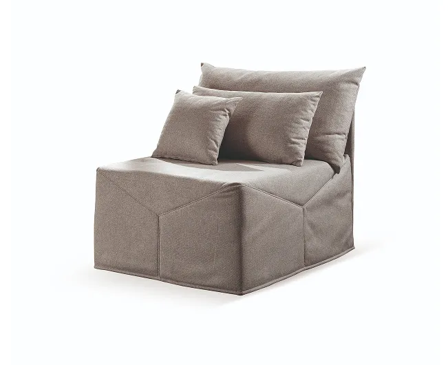 Pouf Bred San Lorenzo aperto come letto singolo