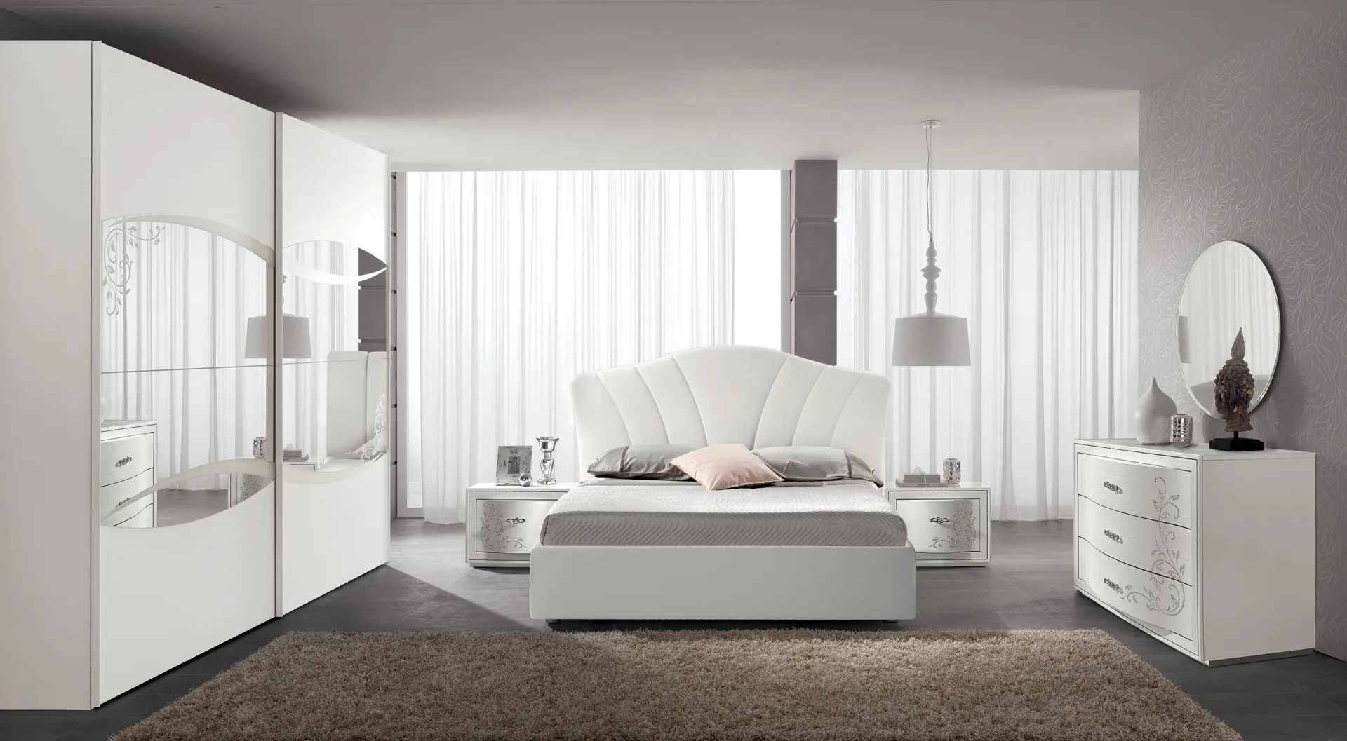 Camera da letto Prestige Spar proposta PR62 Camelia con armadio ad angolo