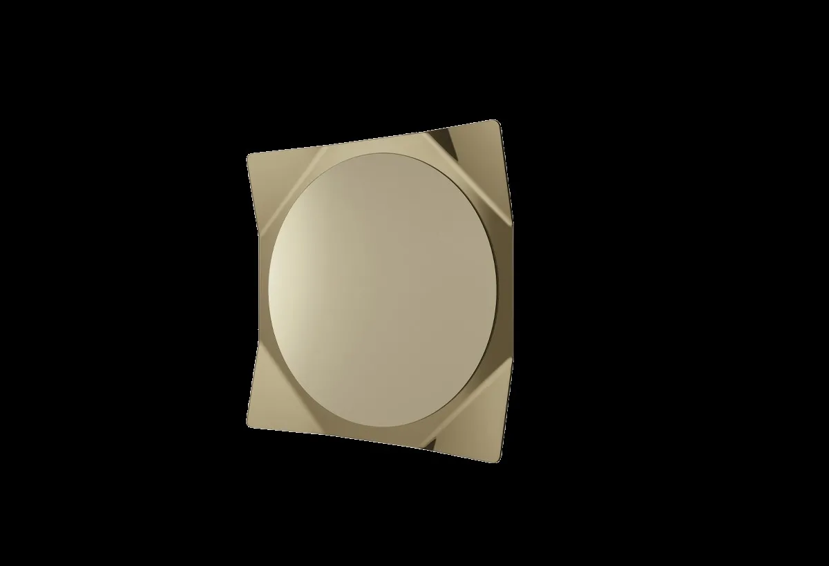 Specchio Lynx Target Point bronzo su fondo nero